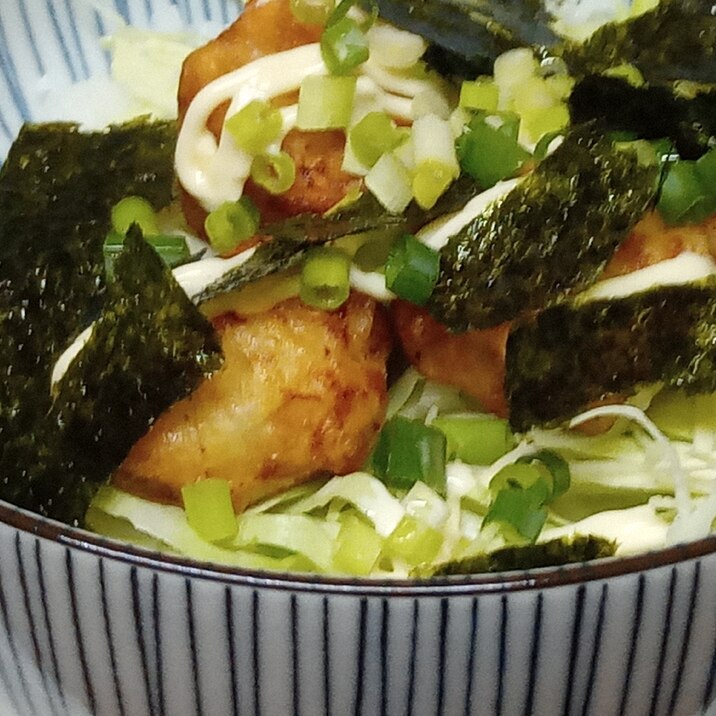 ぱぱっとできる◇唐揚げ丼